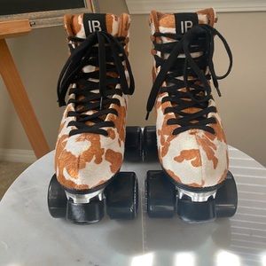 Intentionally Blank Whip It Cow Hide Roller Skates
